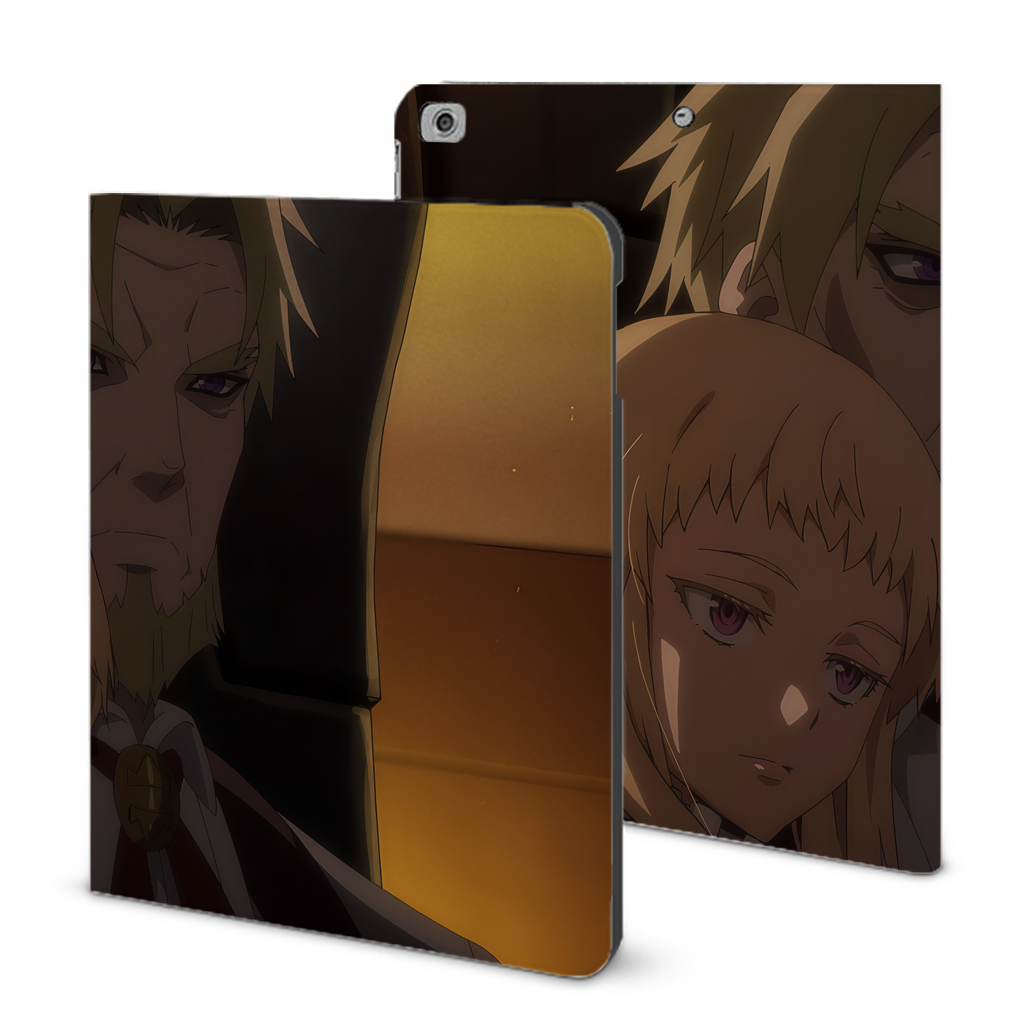 （画像用） 転スラ Regarding Reincarnated to Slime IPad ケース ブック型 PUレザー TPU 耐衝撃 軽量 薄型 ペン収納なし 全面保護 IPad 各モデル対応